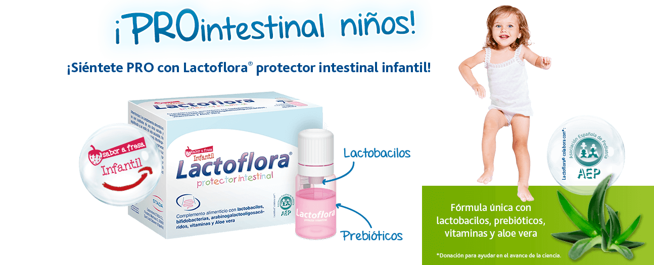 Protector intestinal infantil con probiÃ³ticos