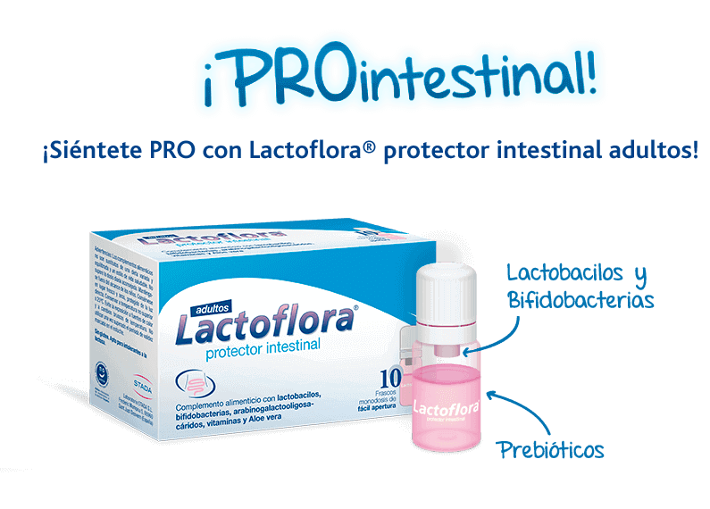 Protector intestinal probioticos Lactoflora