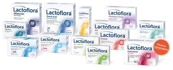 Gama de probioticos Lactoflora